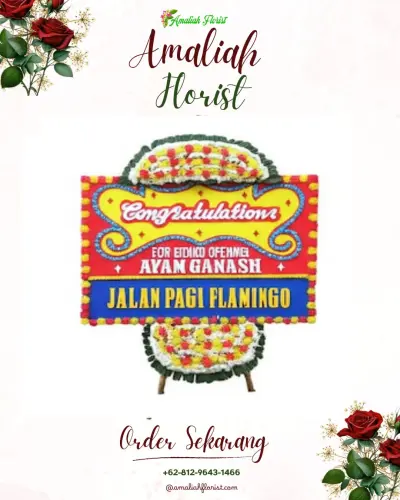 Bunga Papan Congratulation di Kadaleman
